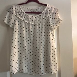 LOFT size Small mixed media top